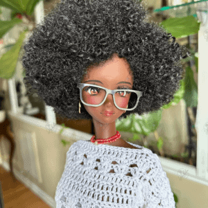 Caribbean Black Afro Wig for Smart Dolls